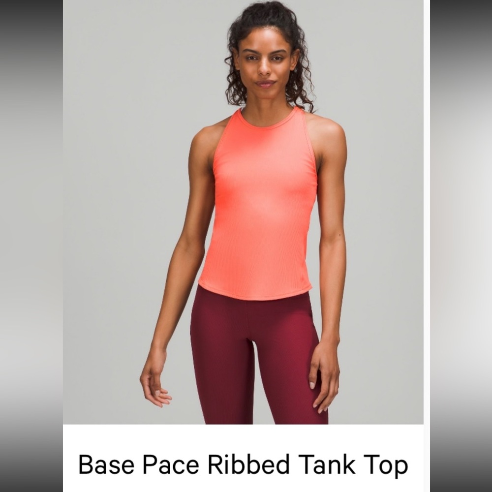 Lululemon Base Pace Ribbed Tank Top